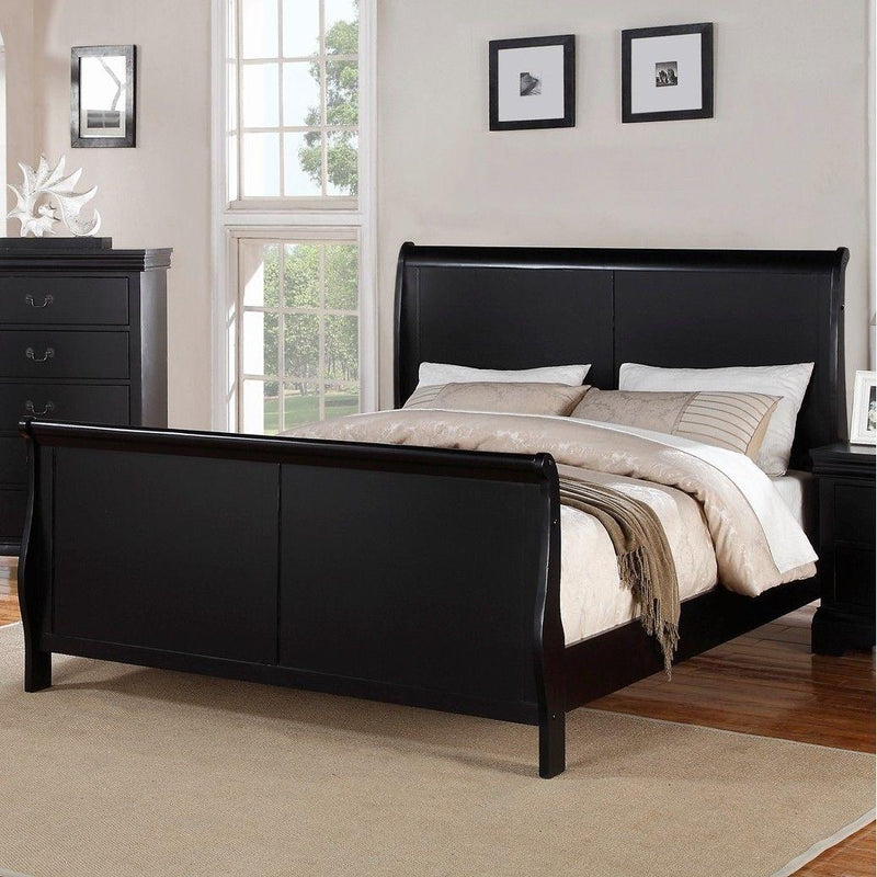 Poundex Queen Sleigh Bed F9230Q IMAGE 2