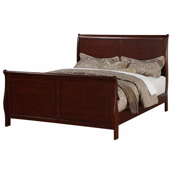 Poundex Queen Sleigh Bed F9231Q IMAGE 1