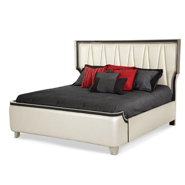 Michael Amini Beverly Blvd Queen Upholstered Bed 06000QNU4-93 IMAGE 1