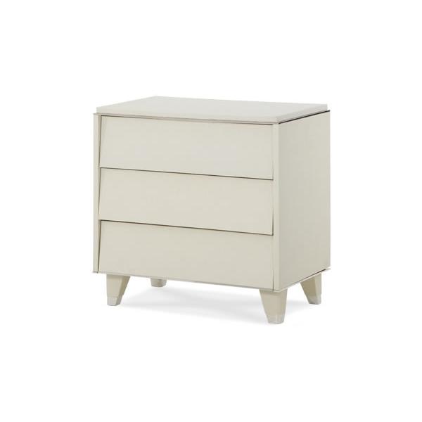 Michael Amini Beverly Blvd 2-Drawer Nightstand 06040-11 IMAGE 1