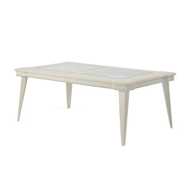 Michael Amini Beverly Blvd Dining Table with Glass Top 06000-11 IMAGE 1