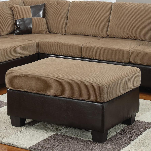 Acme Furniture Connell Fabric Ottoman 55947 IMAGE 1