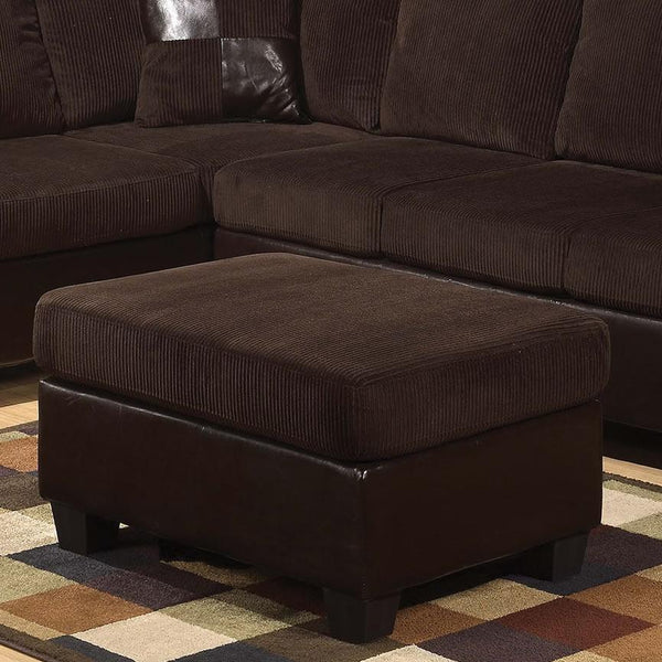 Acme Furniture Connell Fabric Ottoman 55977 IMAGE 1