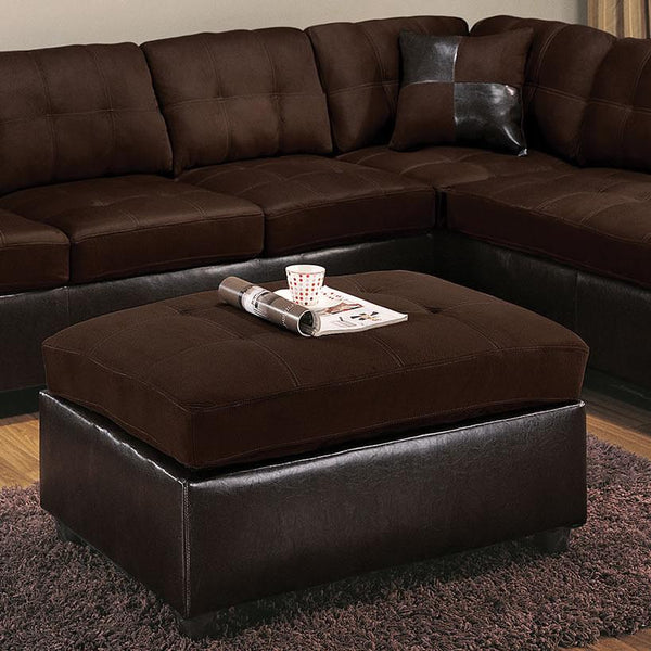 Acme Furniture Milano Polyurethane Ottoman 51327 IMAGE 1