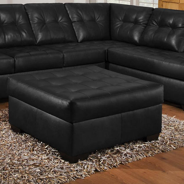 Acme Furniture Shi Bonded Leather Match Ottoman 50623 IMAGE 1