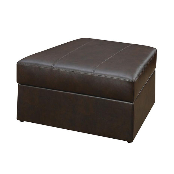 Acme Furniture Spokane Fabric Storage Ottoman 50117 IMAGE 1