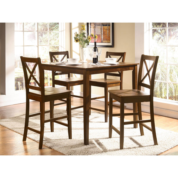 Acme Furniture Martha 5 pc Counter Height Dinette 07550 IMAGE 1