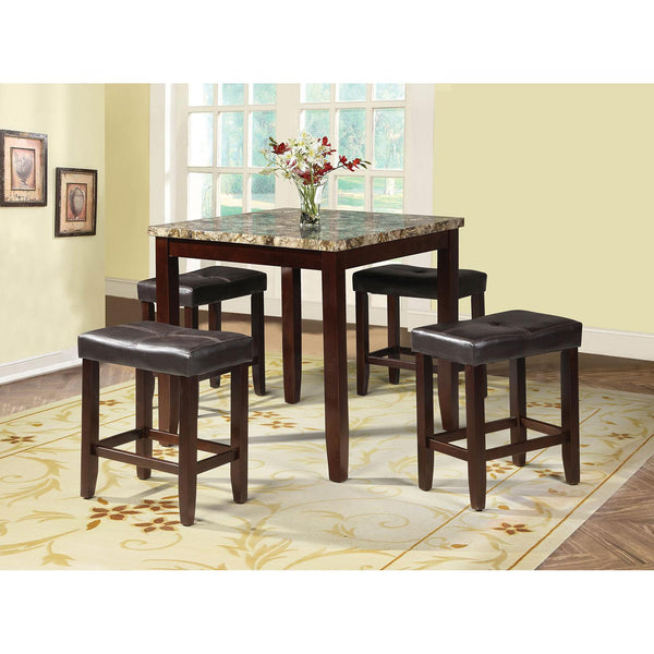 Acme Furniture Rolle 5 pc Counter Height Dinette 71090 IMAGE 1