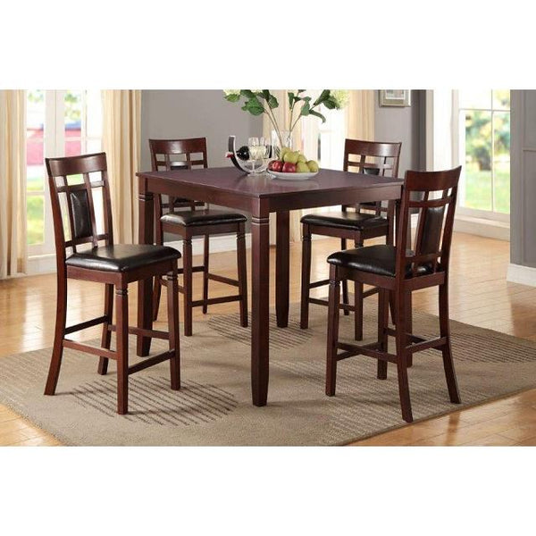 Poundex 5 pc Counter Height Dinette F2252 IMAGE 1