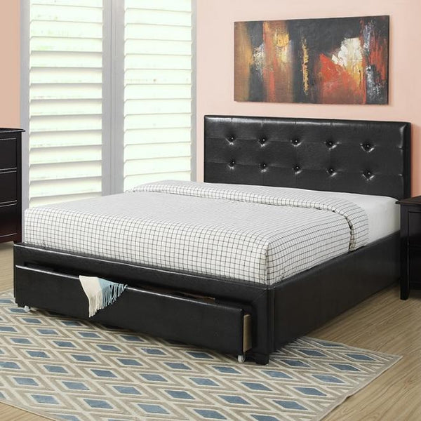 Poundex Full Upholstered Panel Bed F9313F IMAGE 1