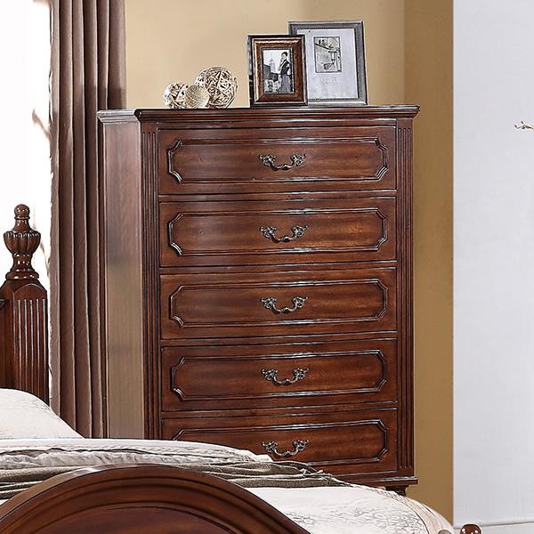 Poundex 5-Drawer Chest F4824 IMAGE 1