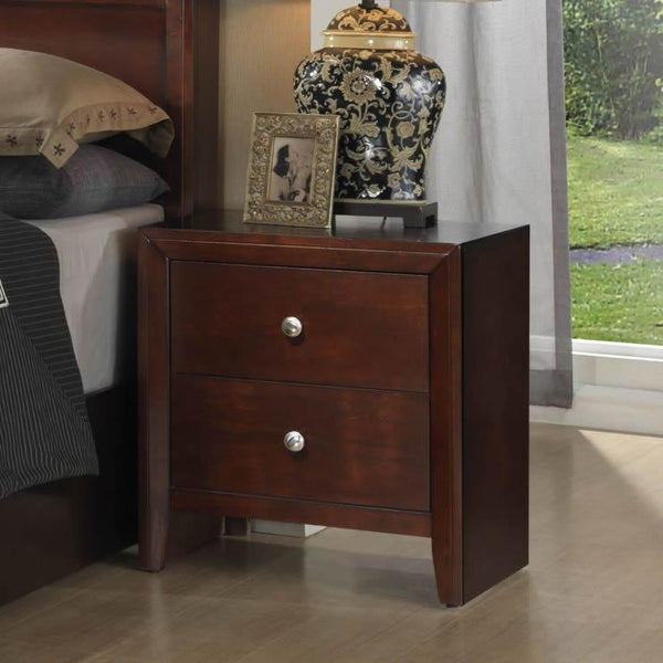 Poundex 2-Drawer Nightstand F4776 IMAGE 1