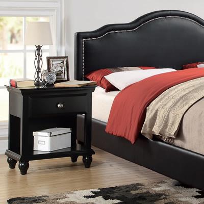 Poundex 1-Drawer Nightstand F4359 IMAGE 1