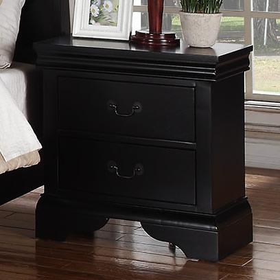 Poundex 2-Drawer Nightstand F4725 IMAGE 1