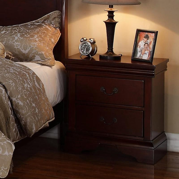 Poundex 2-Drawer Nightstand F4735 IMAGE 1