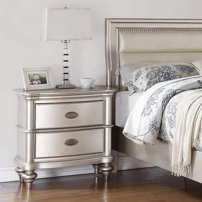 Poundex 2-Drawer Nightstand F4390 IMAGE 1