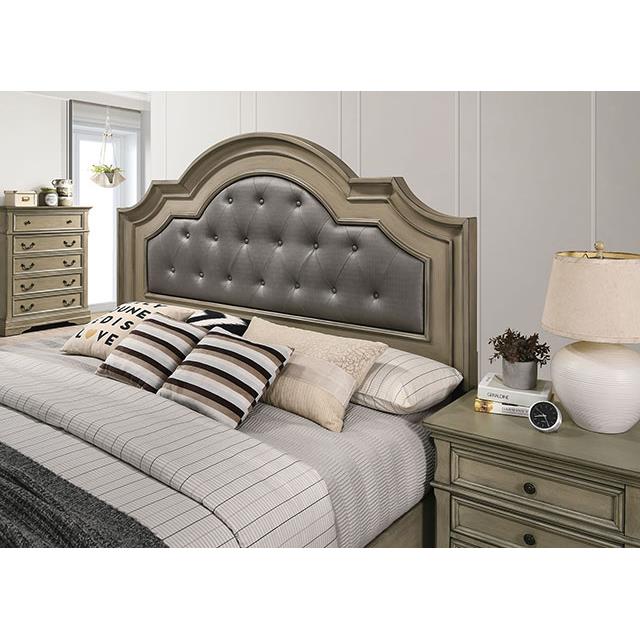 Furniture of America Lasthenia King Upholstered Panel Bed CM7181EK-BED IMAGE 4