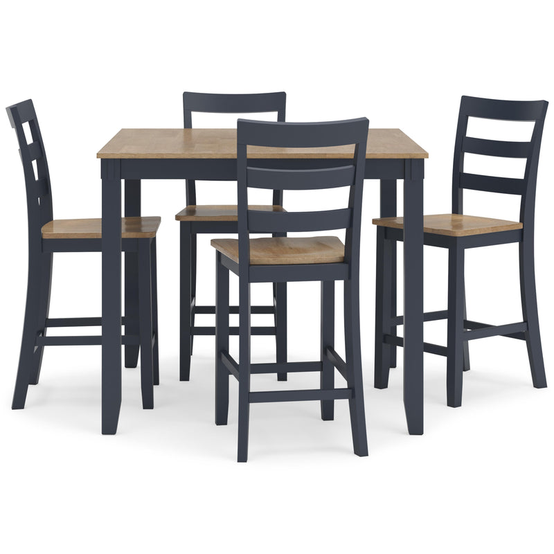 Signature Design by Ashley Gesthaven 5 pc Counter Height Dinette D399-223 IMAGE 2