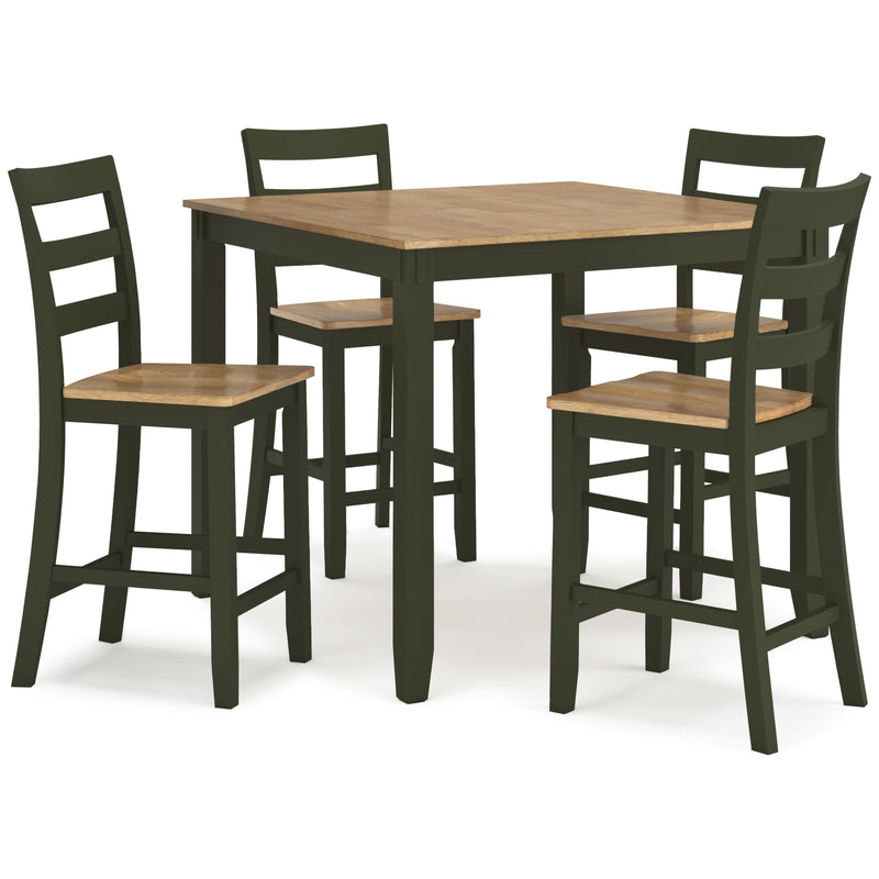 Signature Design by Ashley Gesthaven 5 pc Counter Height Dinette D401-223 IMAGE 1