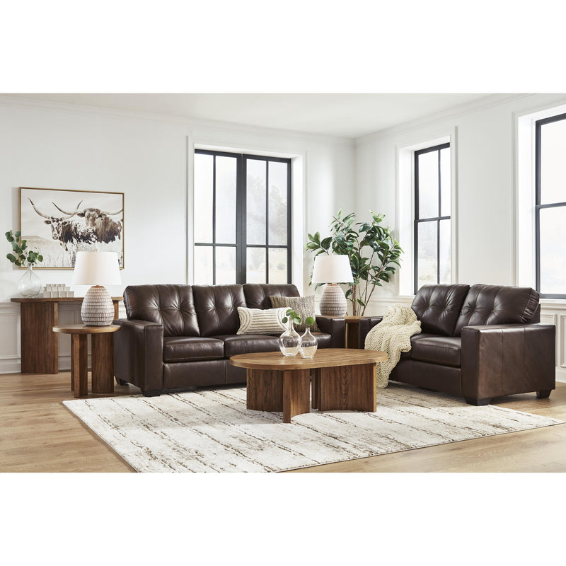 Signature Design by Ashley Santorine Stationary Leather Match Loveseat 2170635 IMAGE 14